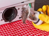 Загрязненный фильтр стиральной машины